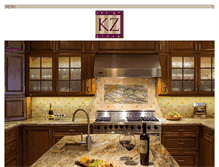 Tablet Screenshot of kzdesigngroup.com